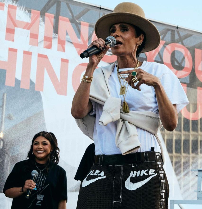 Angela Manuel Davis, motivational speaker and retired professional track athlete